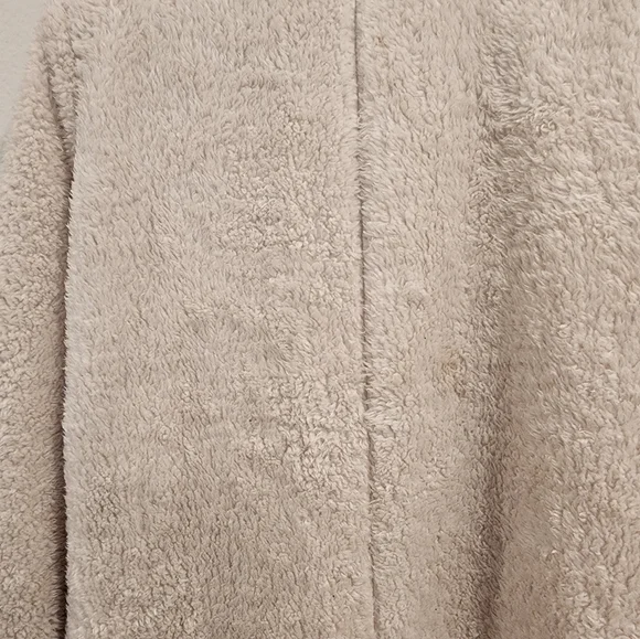 Women's Fuzzy Fleece Lapel Open Front Long Cardigan Coat Faux Fur Warm - Picture 6 of 10